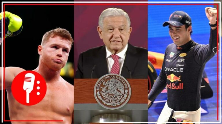 Poniendo el nombre de México en alto; AMLO felicita al &#8220;Canelo&#8221; Álvarez y a &#8220;Checo&#8221; Pérez por sus victorias