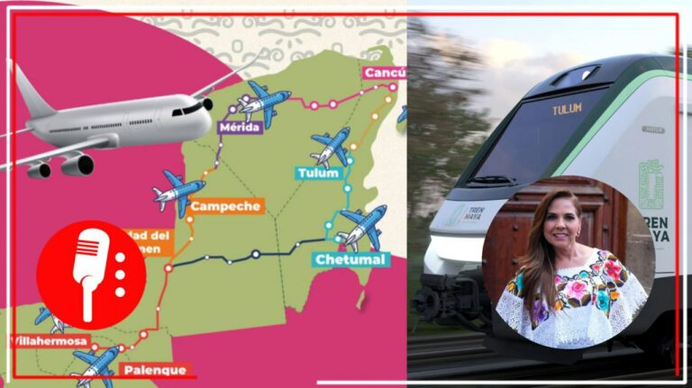 Modernidad y conectividad: El Tren Maya llevará al sureste una nueva y mejorada configuración aérea, revela Mara Lezama