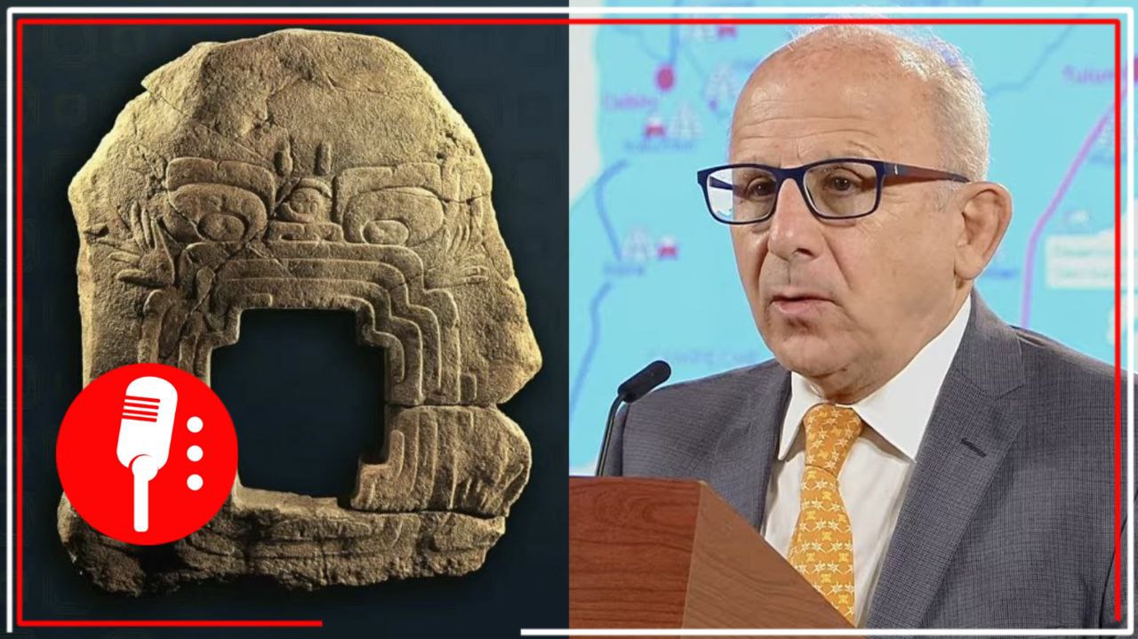 Mi patrimonio no se vende: regresa a Morelos el monumento “9 de Chalcatzingo”, robado en el Siglo XX (VIDEO)