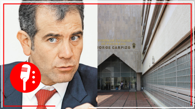Alumnos de la UNAM protestan contra Lorenzo Córdova