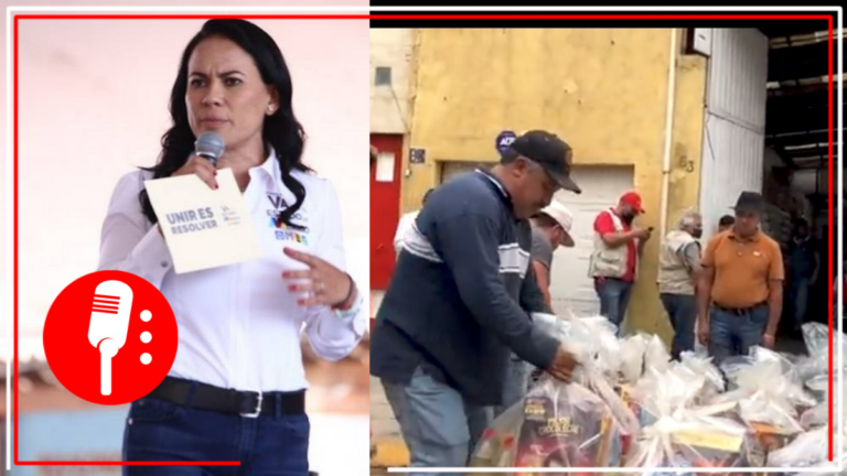 El PRI desesperado comienza a regalar despensas en Tlalnepantla para obtener votos