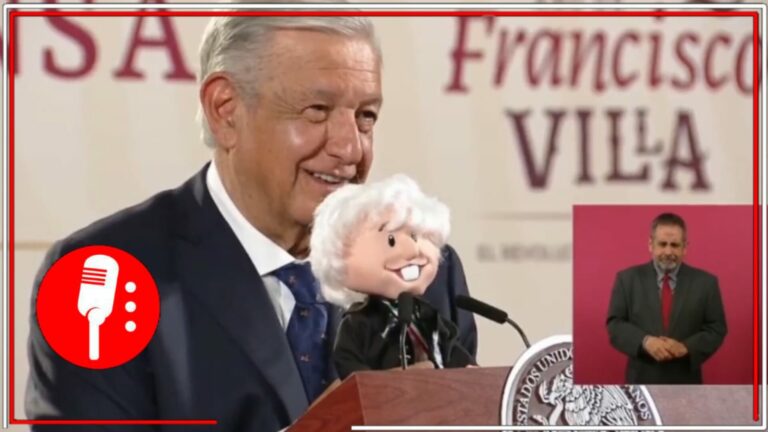 AMLO reconoce el trabajo de las personas que se dedican a vender parafernalia con su imagen (VIDEO)