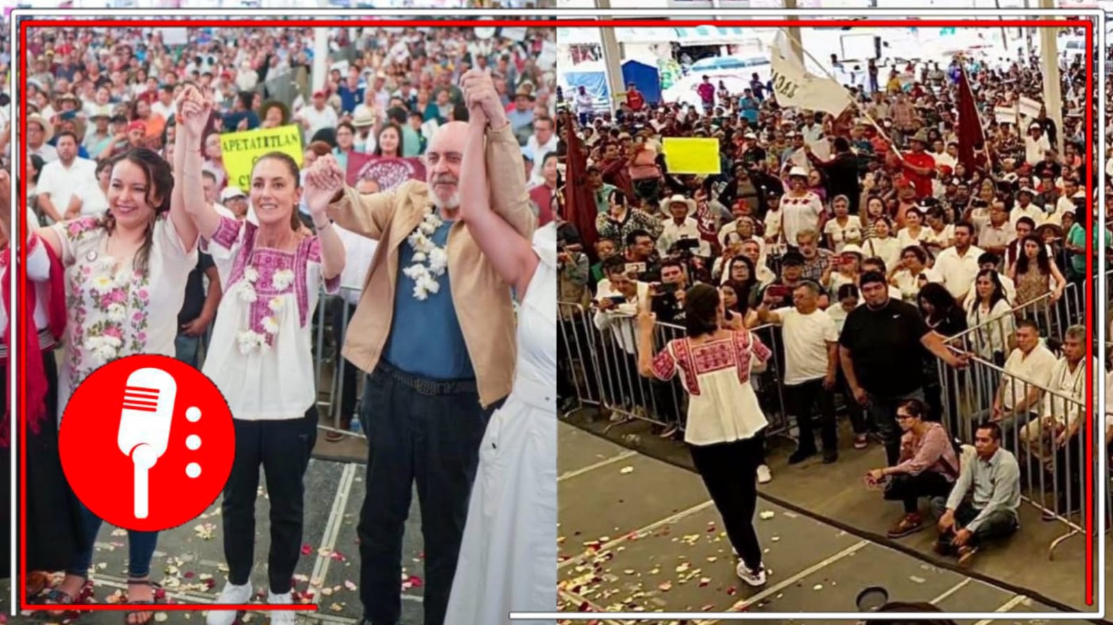 En su tercer día de recorridos, Claudia Sheinbaum acudió a Tlaxcala en donde la recibieron simpatizantes y fue galardonada