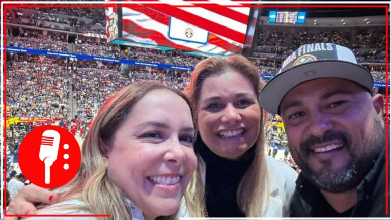 Tras reforma estatal para no transparentar sus viajes, Maru Campos asiste a final de la NBA