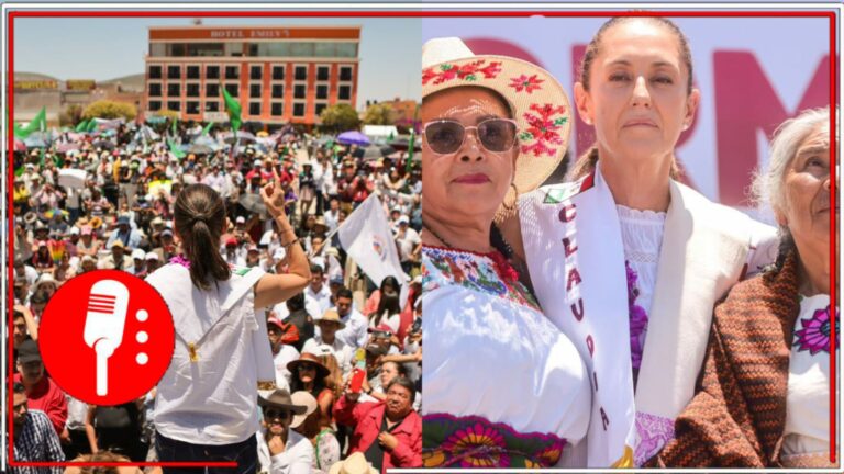 Claudia Sheinbaum da mensaje en sus recorridos: &#8220;Es tiempo de las mujeres&#8221;, aseguró la aspirante a candidatura para la Presidencia en 2024