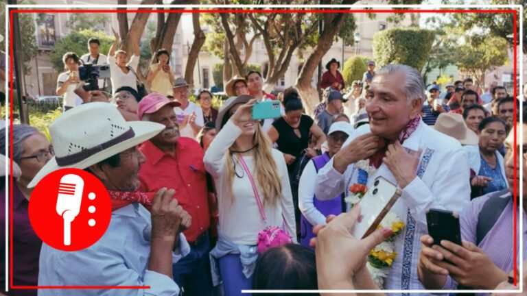 “Es muy humano”: Adán Augusto intercambió pañuelos con un ciudadano durante su visita a San Luis de la Paz, Guanajuato (VIDEO)