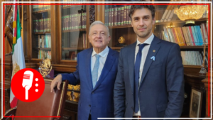AMLO se reencuentra con el abogado de Pedro Castillo, Guido Croxatto