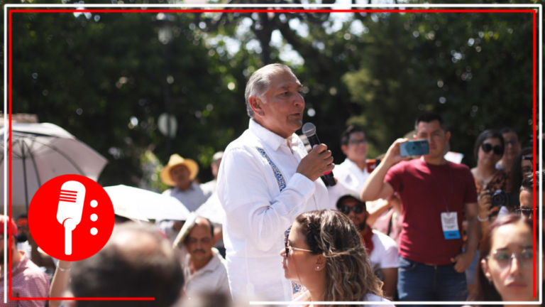 En una parada rumbo a SLP, Adan Augusto desmintió a Loret de Mola, quien dijo que el tabasqueño usa un reloj de medio millón de pesos (VIDEO)