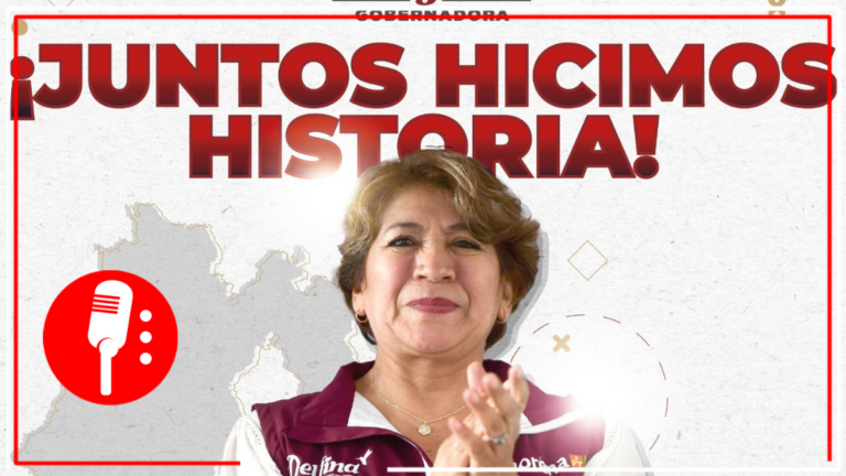 Con más de 3.3 millones de votos, Delfina Gómez es la candidata más votada en la historia del Edomex