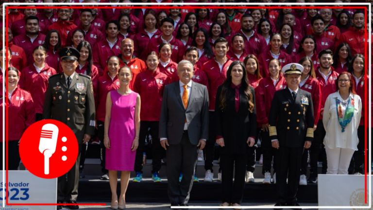 AMLO encabeza ceremonia de abanderamiento de la delegación nacional que competirá en los Juegos Centroamericanos y del Caribe 2023, asegura que tendrán un apoyo a su regreso (VIDEO)
