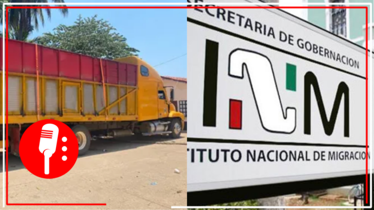 INM halla en camión a 129 migrantes en Veracruz; 51 ya fueron deportados