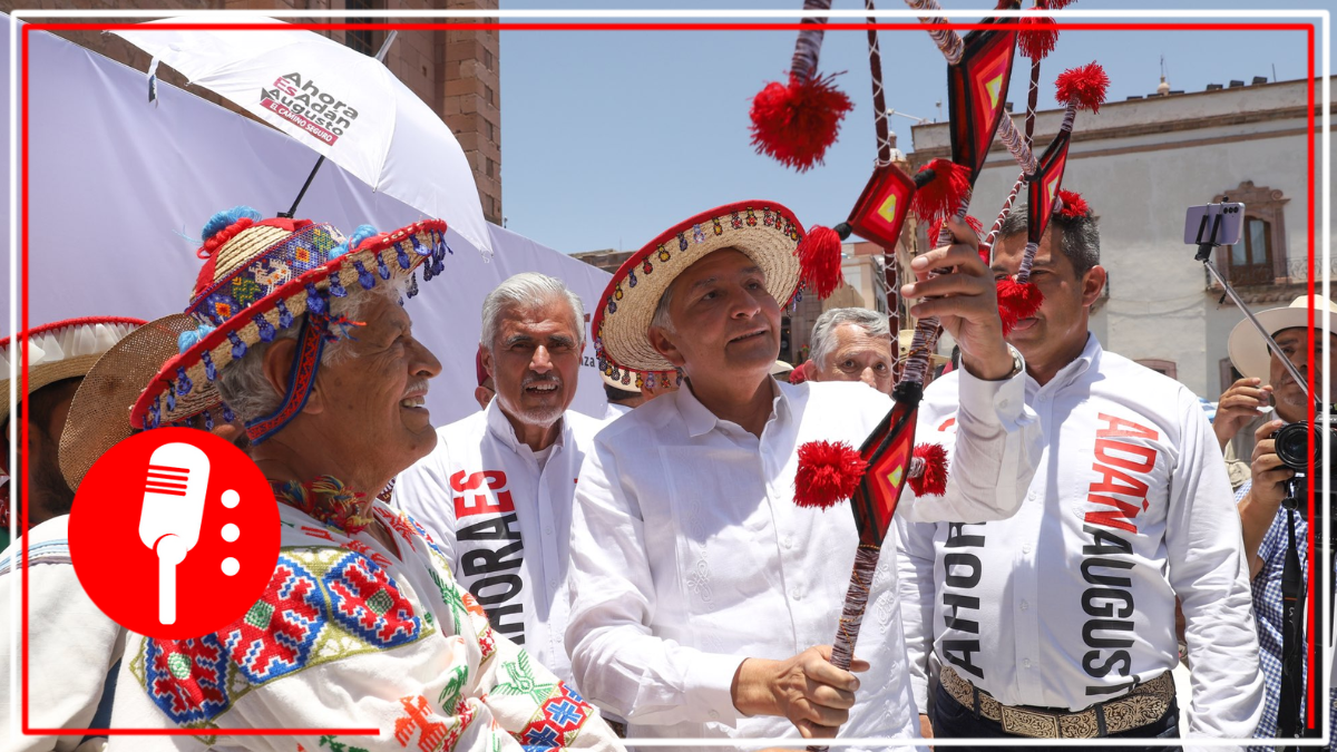 Al grito de “¡Presidente! ¡Presidente!”, zacatecanos reciben a Adán Augusto