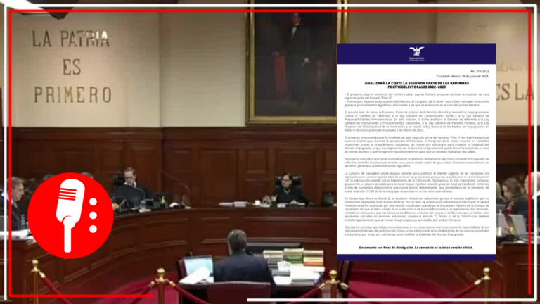 Ministro prevé rechazar una vez más el plan electoral de AMLO