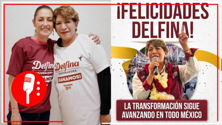Gobernadoras refrendan su apoyo ante victoria de Delfina Gómez en Edomex