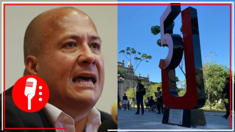 Antimonumento de &#8216;Halconazo&#8217; lo retiró el Gobierno, revela Enrique Alfaro