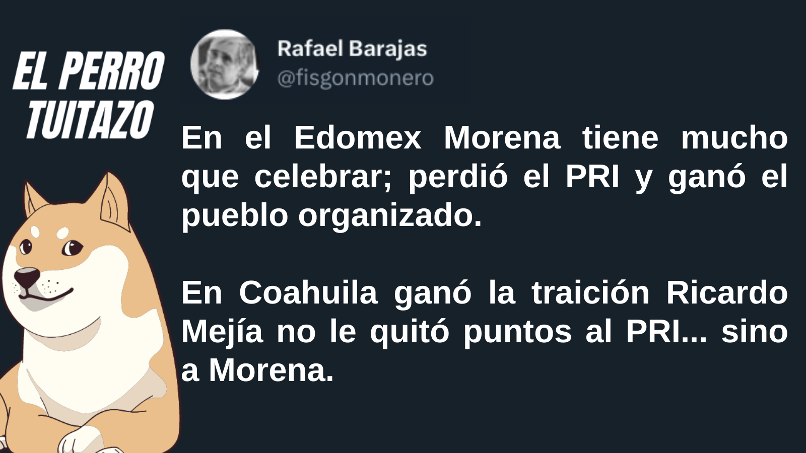 El Perro Tuitazo: En Edomex ganó el pueblo organizado