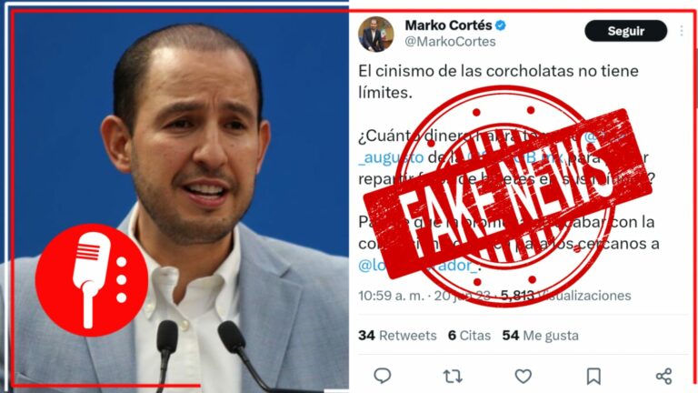 Mintiendo como siempre: Falsas las afirmaciones del líder panista Marko Cortés, Adán Augusto no &#8220;repartió fajos de billetes&#8221; en eventos de Jalisco