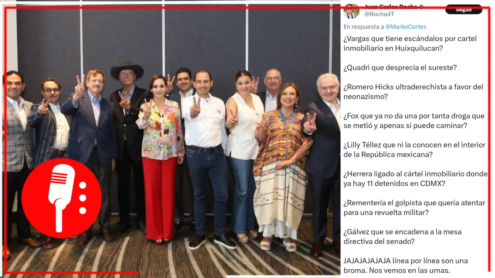 No tiene caso gastar en elecciones, puro impresentable: ciudadanos se burlan de Marko Cortés y los presidenciables del PAN (FOTOS)