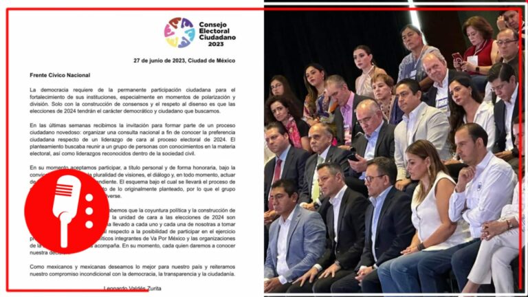 Se bajan del barco antes del inminente naufragio: se disuelve el Consejo Electoral Ciudadano de la derecha