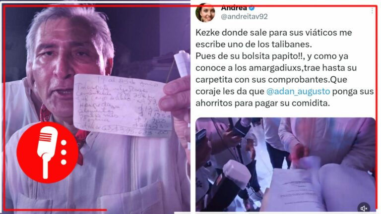 Transparencia y austeridad: obradoristas reconocen que Adán pague sus gastos y presente los recibos de su primera semana de gira (VIDEO)