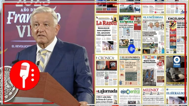 AMLO advierte que hará un &#8220;repaso&#8221; de las notas positivas, negativas y neutrales de los medios de comunicación sobre su Gobierno