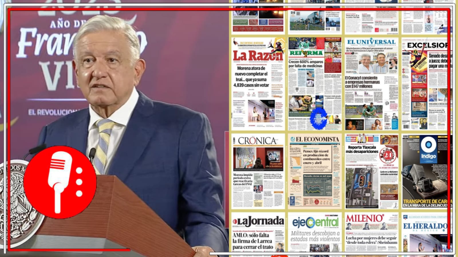 AMLO advierte que hará un “repaso” de las notas positivas, negativas y neutrales de los medios de comunicación sobre su Gobierno