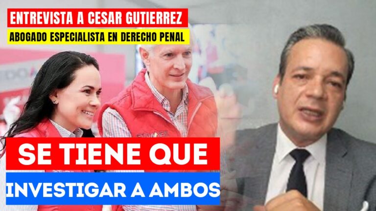 #Entrevista | Se tiene que investigar rápido a Ale del Moral y Del Mazo por desvío millonario: César Gutiérrez