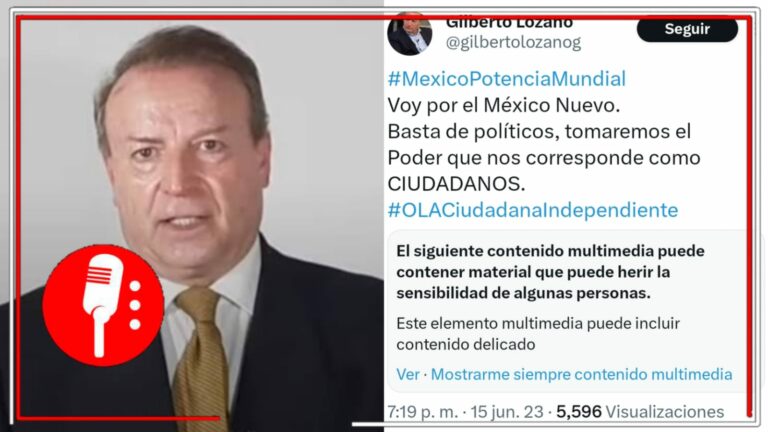 Se atreve a compararse con gobernadores de Morena, Gilberto Lozano se quiere proponer como candidato independiente para las elecciones de 2024. (VIDEOS)