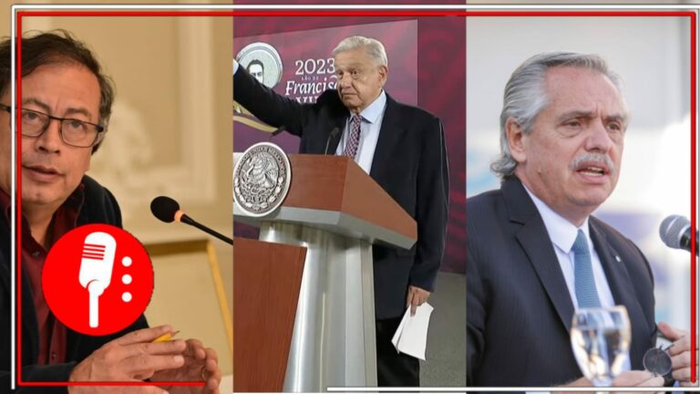 AMLO expresa solidaridad, defiende y enfatiza apoyo hacia Gustavo Petro y Alberto Fernández