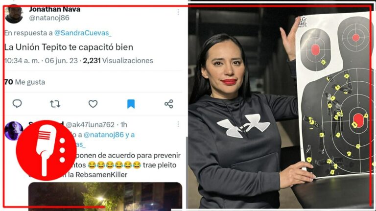 &#8220;¿Todo bien en casa?&#8221;: cuestionan a Sandra Cuevas tras presumir sus clases de tiro, con la cuales asegura, combatirá la delincuencia (VIDEO)