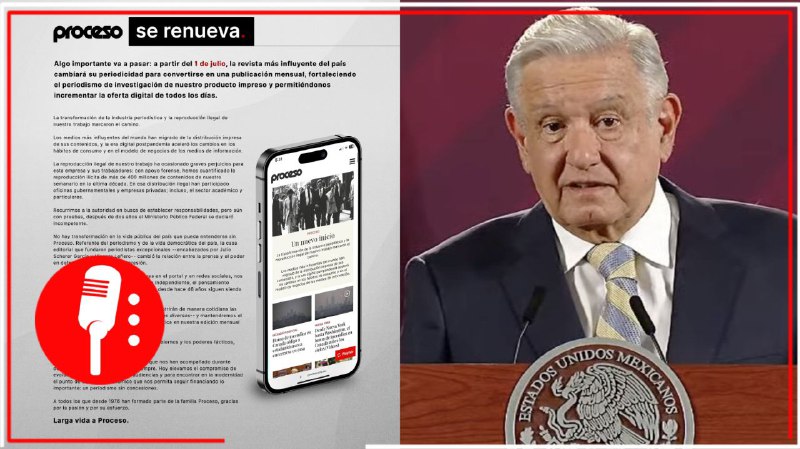AMLO lamenta en lo que se convirtió Proceso y concuerda en que Julio Scherer García fue el Francisco Zarco del Siglo XX (VIDEO)