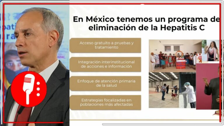 México es el primer país en A.L. en impulsar la Estrategia Nacional de Eliminación de Hepatitis C (VIDEO)