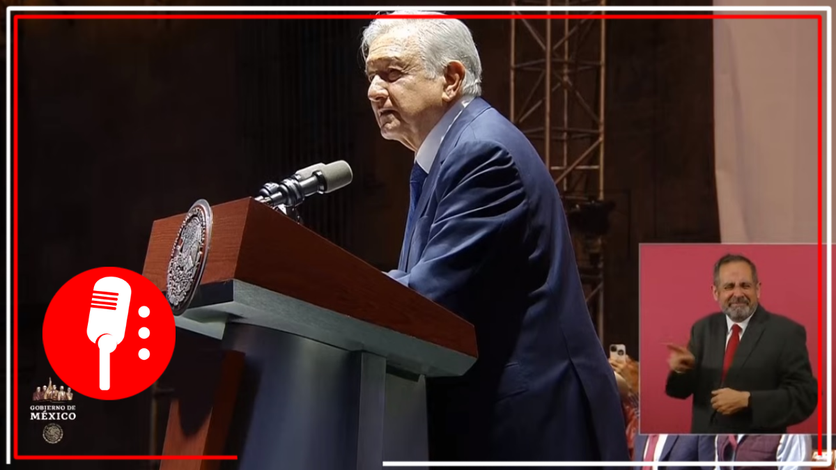 AMLO da emotivo discurso en festejo por los 5 años de la elección, desde el Zócalo