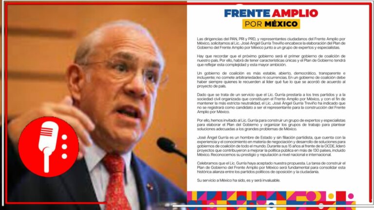 José Ángel Gurría es elegido por la oposición para dirigir su proyecto de nación (FOTOS)
