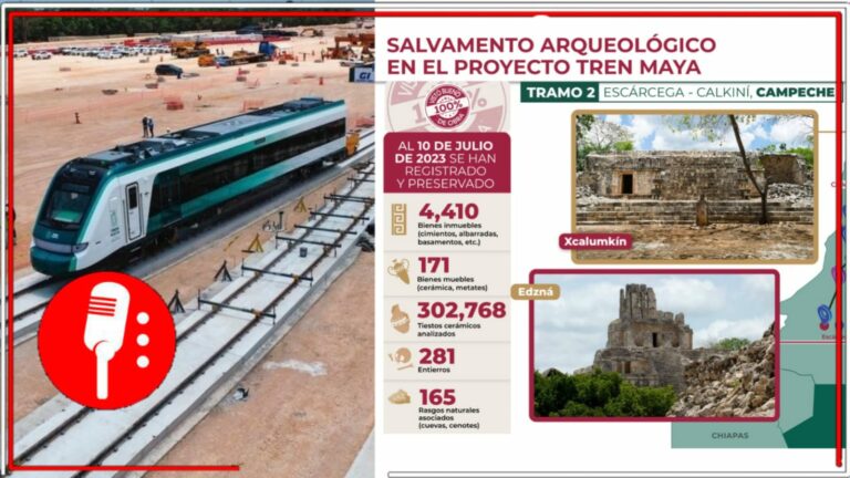 Tramo 2 del Tren Maya es la ruta más avanzada y en donde se han encontrado más elementos diversos históricos y culturales (FOTOS Y VIDEOS)