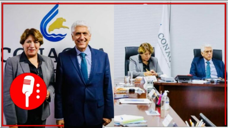 Delfina Gómez se reúne con el Director General de CONAGUA (FOTOS)