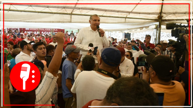 En Monclova, Coahuila, Adán Augusto aseguró que el problema de Altos Hornos de México se solucionará (VIDEO)