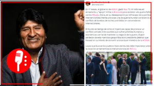 Evo Morales critica a EE.UU por &#8220;mantener su negocio de la guerra sucia&#8221; por alimentar guerra en Ucrania