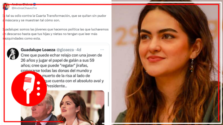 Andrea Chávez responde a misóginos comentarios de Guadalupe Loaeza