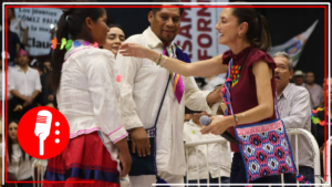 En Durango, Sheinbaum fue recibida con mariachis y corridos norteños