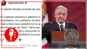 AMLO publica su primer mensaje en Threads y solicita que no se permita el uso de &#8220;bots&#8221;