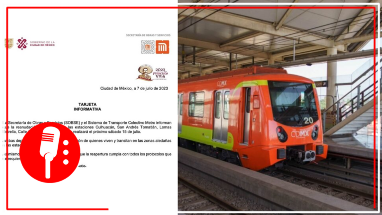Reabrirán cinco estaciones de la Línea 12 del Metro CDMX el próximo 15 de julio