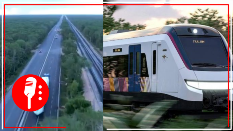 Arriba primer vagón del Tren Maya a Cancún