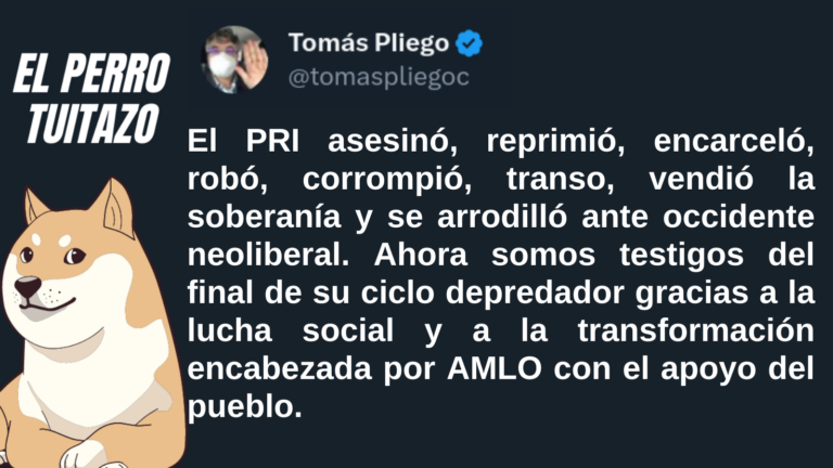 El Perro Tuitazo: Somos testigos de la muerte del PRI