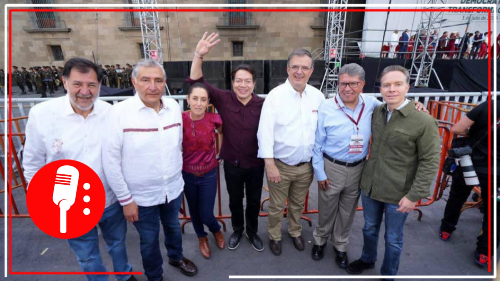 Presidenciables de Morena, PT y el Verde demuestran unidad de la 4T con fotografía