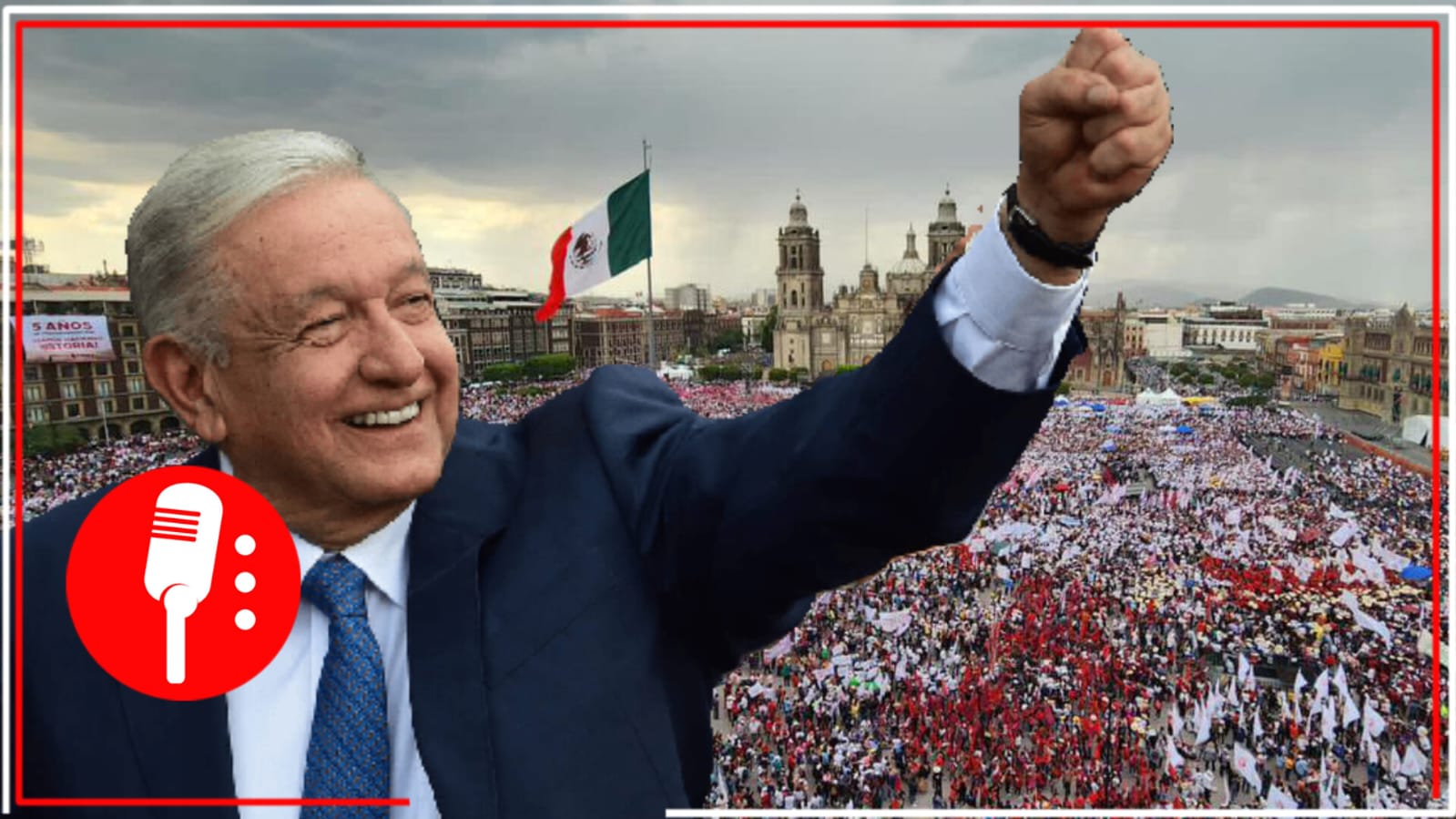 AMLO envía mensaje a la oposición en festejo de los 5 años del triunfo del pueblo (VIDEO)