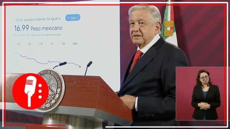 Peso sano y fortachón: AMLO celebra que la moneda mexicana llegue al umbral de las 16 unidades por dólar (VIDEO)