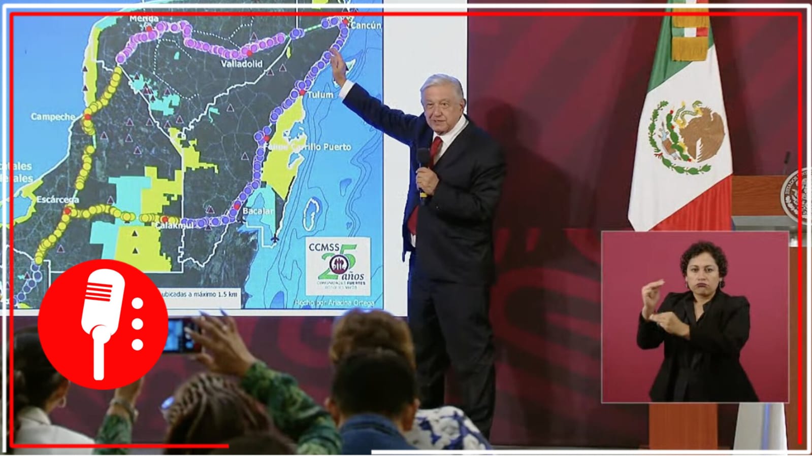 AMLO adelantó que el 1 de septiembre será su quinto informe en Campeche y terminando, subirán a la primera prueba del Tren Maya (VIDEO)