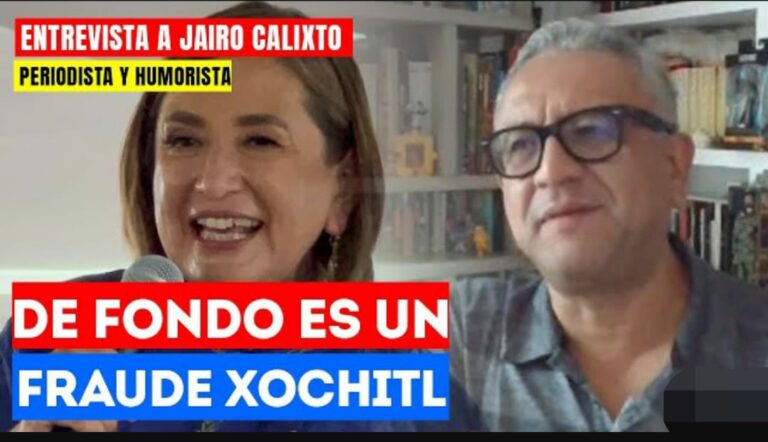 #Entrevista | De fondo es un fraude Xóchitl: El periodista y humorista, Jairo Calixto asegura que la opositora Xóchitl Gálvez en la NUEVA Vicente Fox en nuestros tiempos