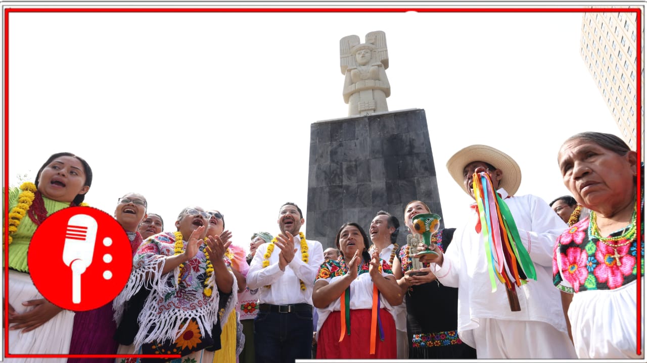 Las verdaderas mujeres indígenas son reconocidas por la 4T: Administración capitalina inaugura la réplica de la Joven de Amajac en Paseo de la Reforma (VIDEO)